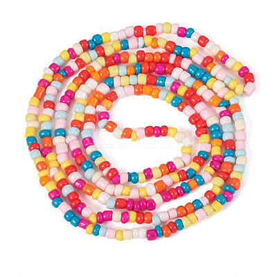 Resin Beads Bracelets BJEW-TAC0080-01F-1