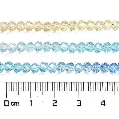 Transparent Painted Glass Beads Strands DGLA-A034-T3mm-A13-1