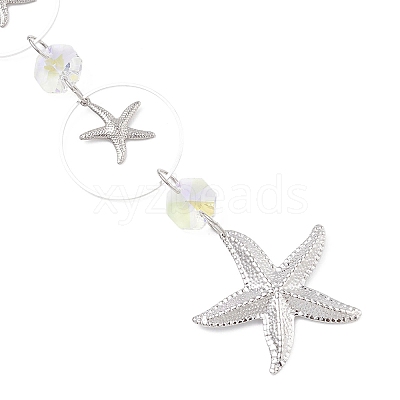 Glass Hanging Suncatchers HJEW-JM04584-1