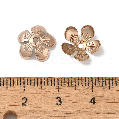 304 Stainless Steel Bead Caps STAS-P363-04A-RG-1