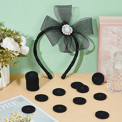 20Pcs Felt Hair Band Pads DIY-BC0015-58A-1