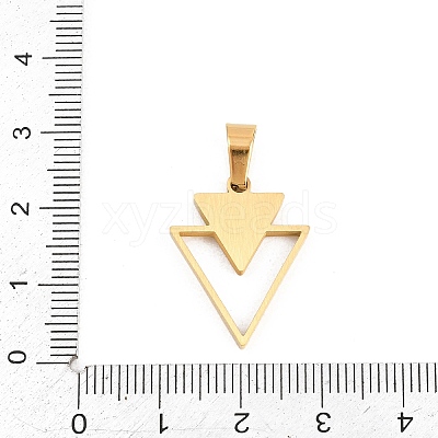 304 Stainless Steel Enamel Pendants STAS-B137-03G-1