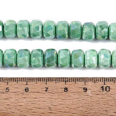 Anti-Tarnish Electroplate Glass Beads Strands GLAA-T025-10mm-11R-1
