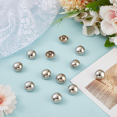 1-Hole Zinc Alloy Buttons FIND-MA0001-18A-P-1