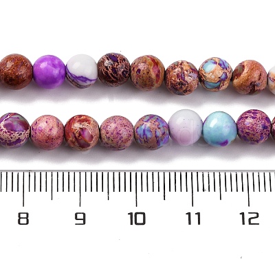 Dyed Natural Regalite/Imperial Jasper/Sea Sediment Jasper Beads Strands G-B124-C02-14-1