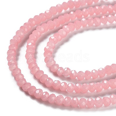 Baking Paint Imitation Jade Glass Bead Strands DGLA-A034-J4MM-A3-1