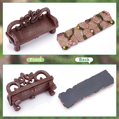 Resin Mini Chairs AJEW-WH0258-181-1
