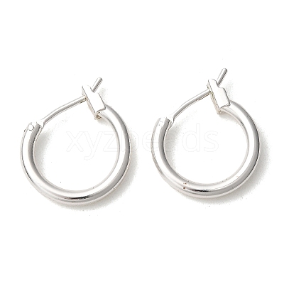 Brass Hoop Earrings KK-ZX025-53S-1
