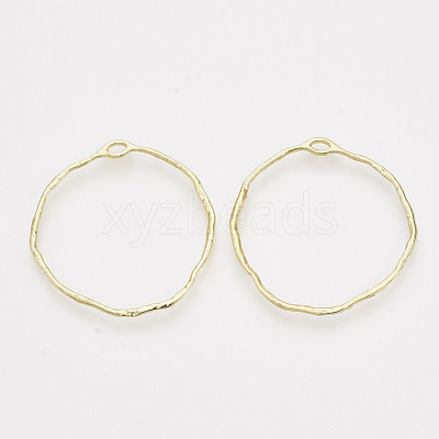 Alloy Open Back Bezel Pendants PALLOY-S121-82A-1