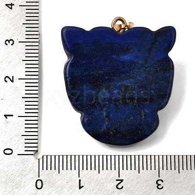 Dyed Natural Lapis Lazuli & Synthetic Turquoise Pendants G-Z090-02G-05-1