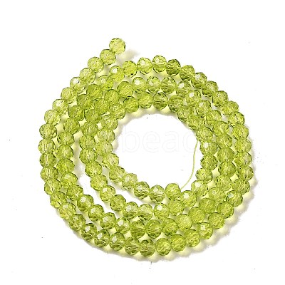 Transparent Baking Paint Glass Beads Strands DGLA-A034-T4mm-D05-1