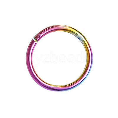 316L Surgical Stainless Steel Hoop Cartilage Earrings WGB51CA-14-1