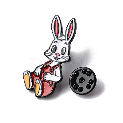 Rabbit Enamel Pins JEWB-D300-02EB-02-1