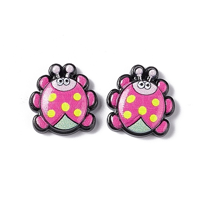 Opaque Resin Cabochons LS-RESI-C027-01B-1