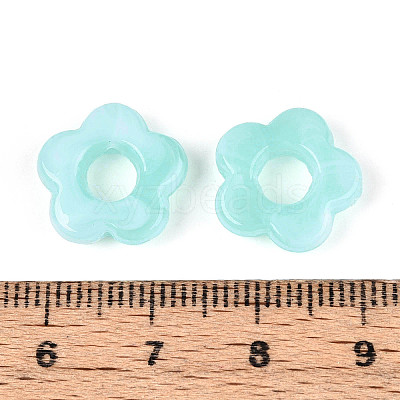 Gradient Color Transparent Acrylic Beads OACR-N137-49T-1