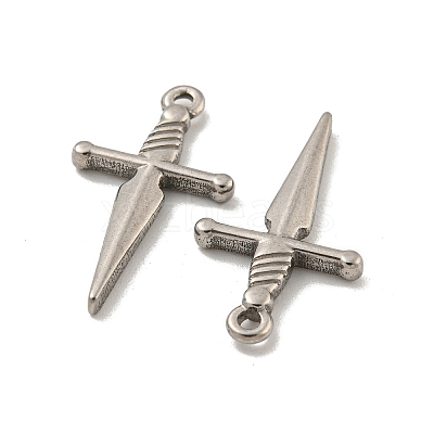 Non-Tarnish 304 Stainless Steel Pendants STAS-O004-06A-P-1