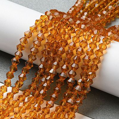 Transparent Glass Beads Strands EGLA-A039-T4mm-D28-1