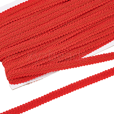 Polyester Centipede Lace Ribbons SRIB-WH0011-066A-1