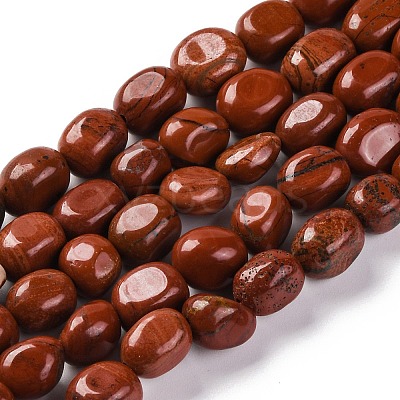 Natural Red Jasper Beads Strands LS-G-G146-A04-01-1