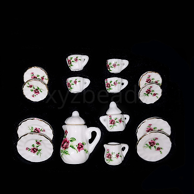 Mini Porcelain Tea Set BOTT-PW0001-213A-24-1