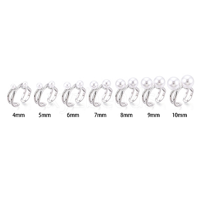 Brass Cuff Ring Settings KK-T076-58P-1