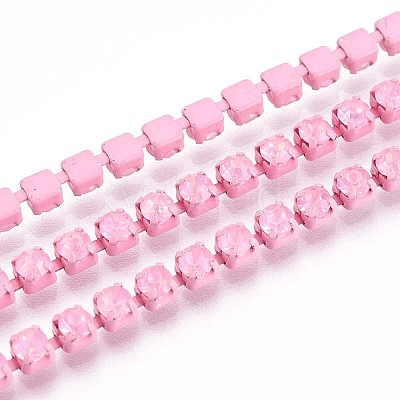 Iron Rhinestone Cup Chains CH-T006-05A-09-1