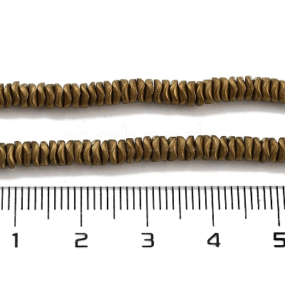 Electroplated Synthetic Non-magnetic Hematite Beads Strands G-H020-M01-16-1