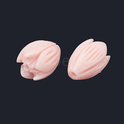 Dyed Synthetic Coral Beads CORA-N002-B-04J-1