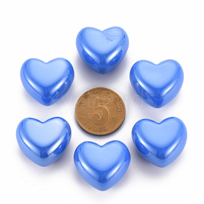 Opaque Acrylic European Beads MACR-S372-03B-86-1