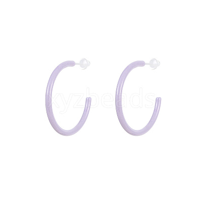 Porcelain Hoop Earrings for Women RI5638-1-1
