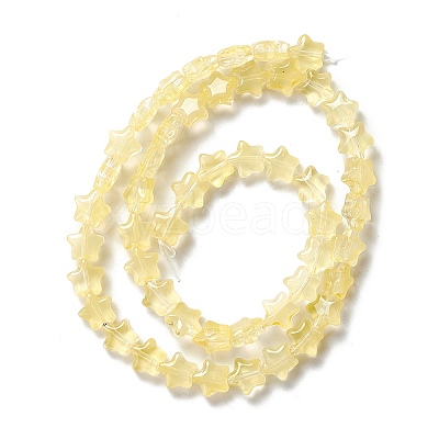Transparent Glass Beads Strand X1-GLAA-F112-02D-1