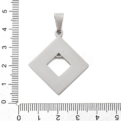 304 Stainless Steel Pendants STAS-F313-06P-1