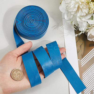 5M Folding PU Leather Flat Cord OCOR-WH20012-14E-10-1
