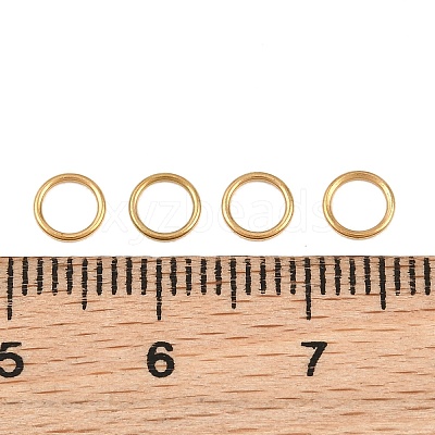 Ion Plating(IP) 304 Stainless Steel Closed Jump Rings STAS-G393-06G-16-1