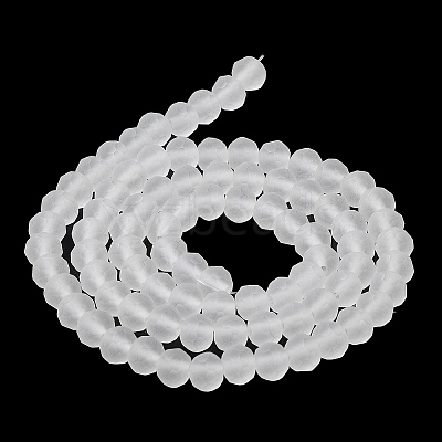Transparent Glass Beads Strands EGLA-A044-T6mm-MD19-1