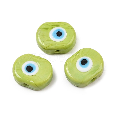 Handmade Evil Eye Lampwork Beads LS-LAMP-G168-02K-1