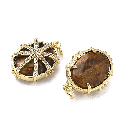 Natural Tiger Eye Faceted Pendants GG-CBA42CA-04G-01-1