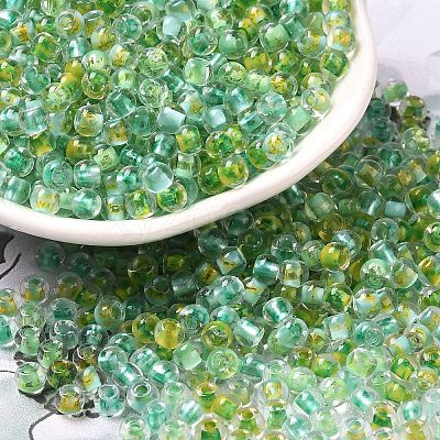Transparent Glass Round Seed Beads SEED-B001-05A-10-1