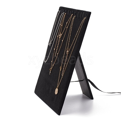 Wood Jewelry Necklace Display Planks X-NDIS-N003-03-1
