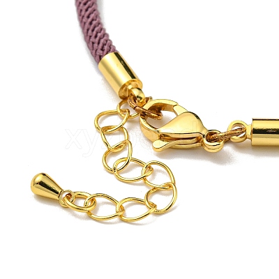 Nylon Cords Bracelet Makings Fit for Connector Charms AJEW-P116-02G-04-1