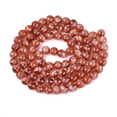 Transparent Half Spray Painted Glass Beads Strands LS-GLAA-Q110-02A-07-1