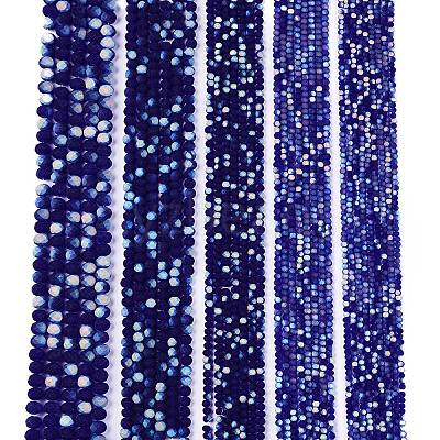 Transparent Glass Beads Strands LS-EGLA-A044-T3mm-MB06-1