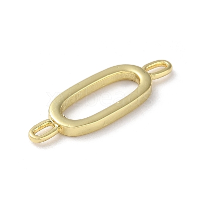 Rack Plating Brass Connector Charms KK-P245-07G-O-1