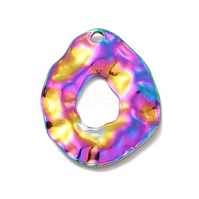 Ion Plating(IP) 304 Stainless Steel Pendants STAS-B032-18MC-1