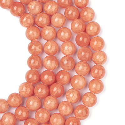 Natural Mashan Jade Beads Strands DJAD-12D-18-2-1