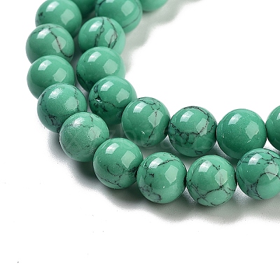 Synthetic Turquoise Beads Strands TURQ-H038-8mm-XXS11-1