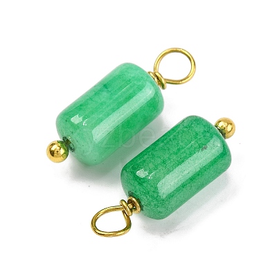 Natural Green Jade Cloumn Pendants STAS-H221-04G-04-1