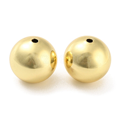 Rack Plating Eco-Friendly Brass Beads KK-M255-07B-G-1