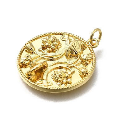 Brass Pendants KK-C090-41G-06-1