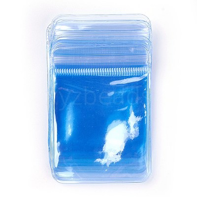 Rectangle PVC Resealable Packaging Bags OPP-R005-10x15-1